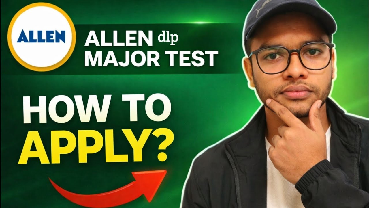 Process to register in allen major test series for neet 2026 |