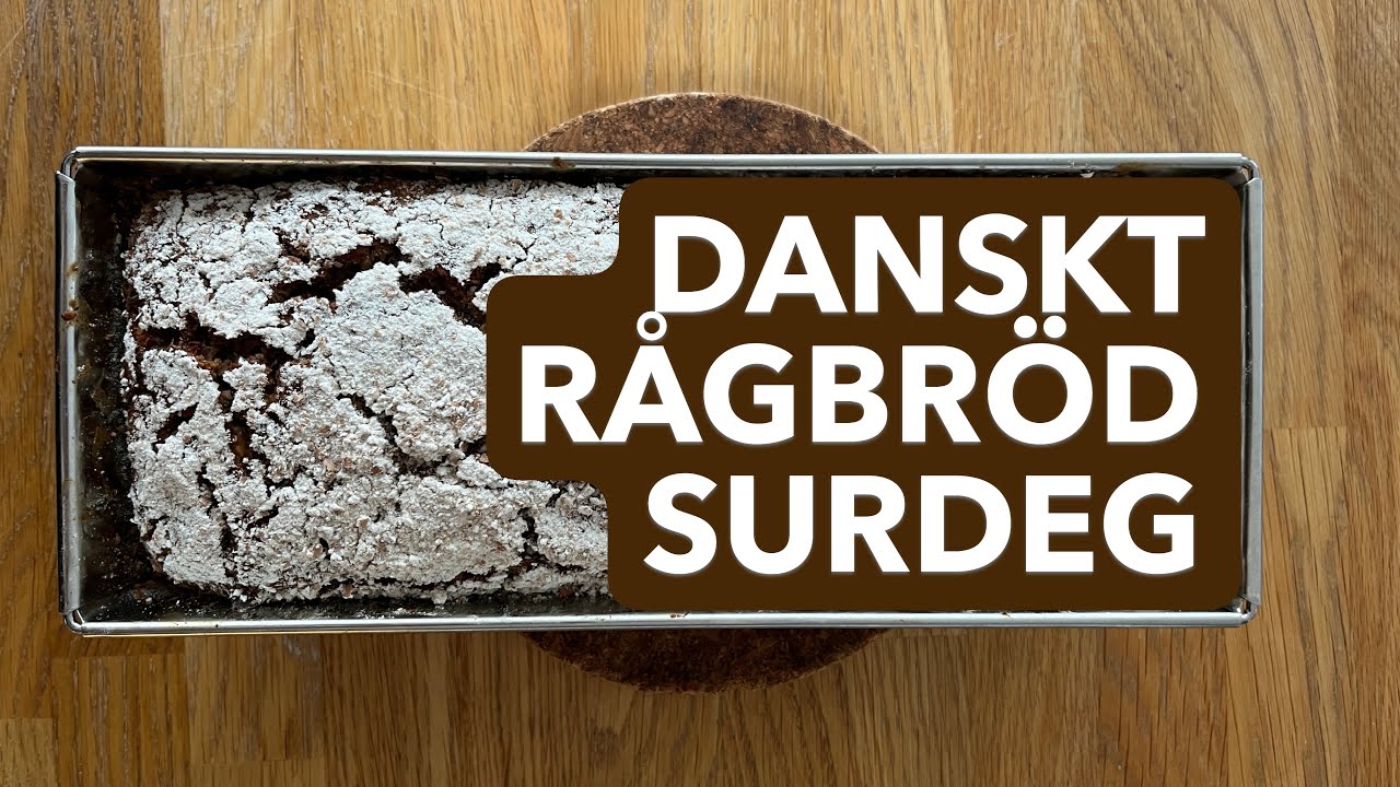 Baka saftigt surdegsrågbröd hemma – Komplett steg-för-steg