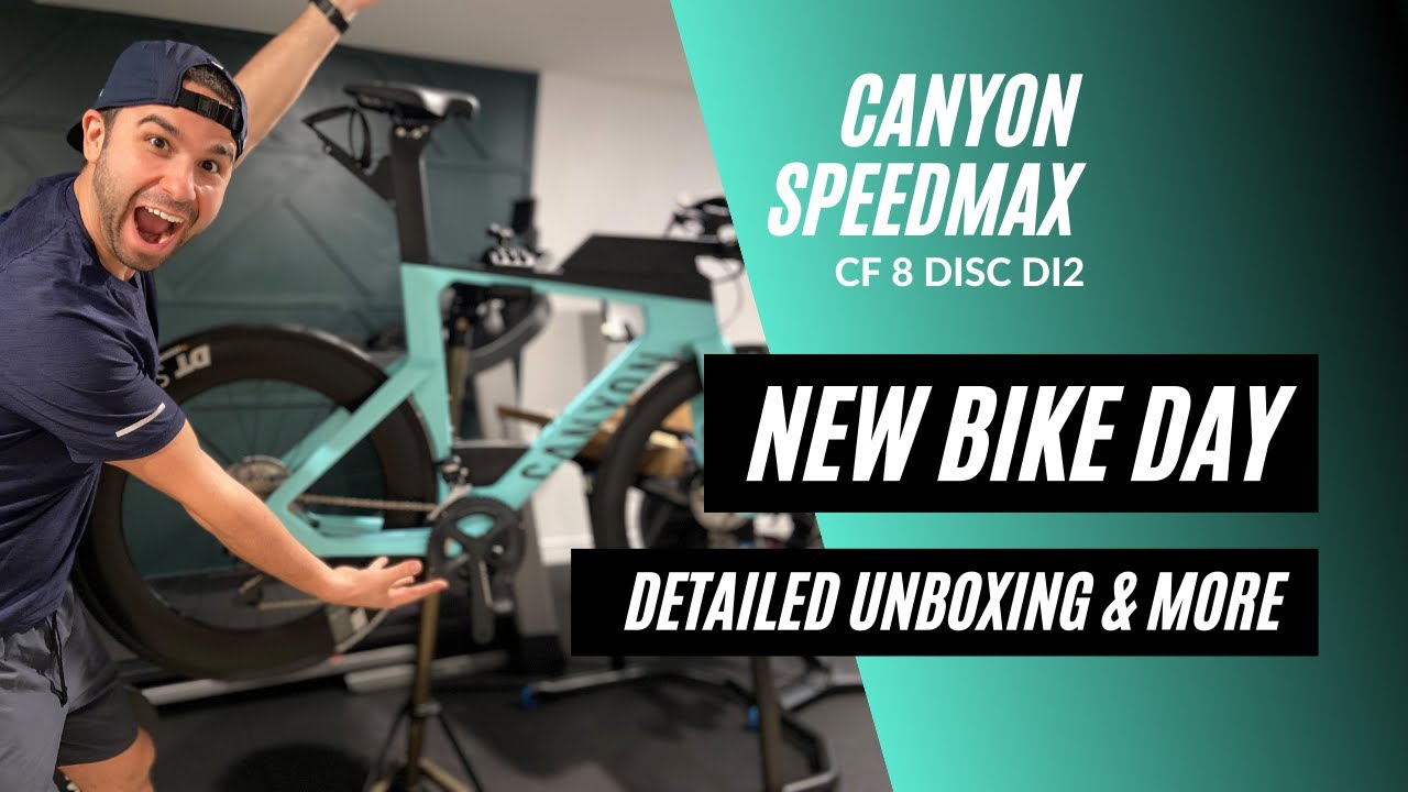New Bike Day! CANYON SPEEDMAX CF 8 DISC Di2 Detailed Unboxing