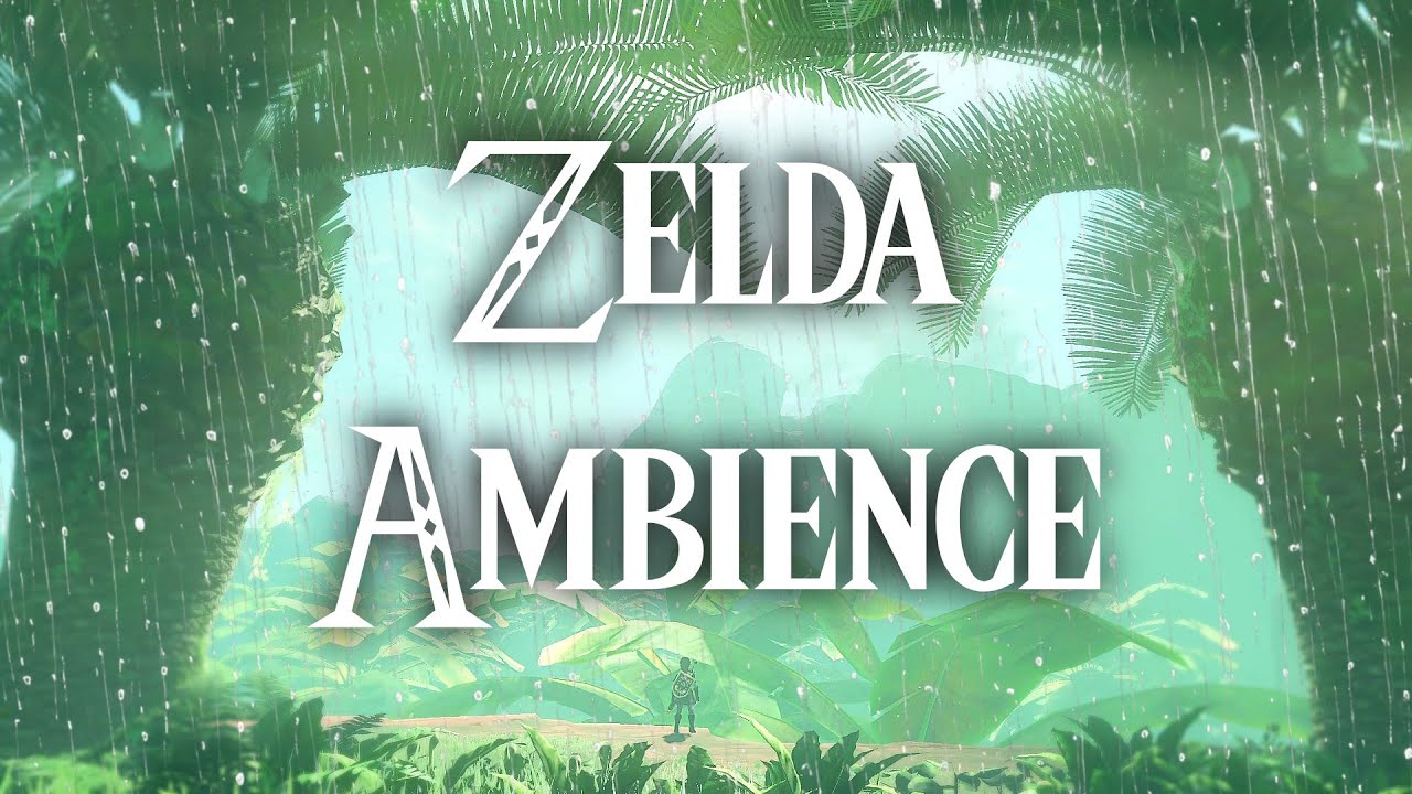 Zelda | Faron Rainforest 🌧️ Thunderstorm Ambience [3 Hours]