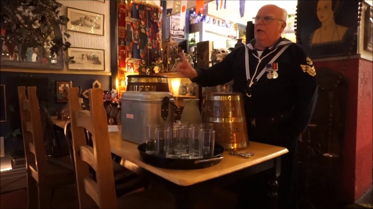 A talk on the rum rations in the Royal Navy