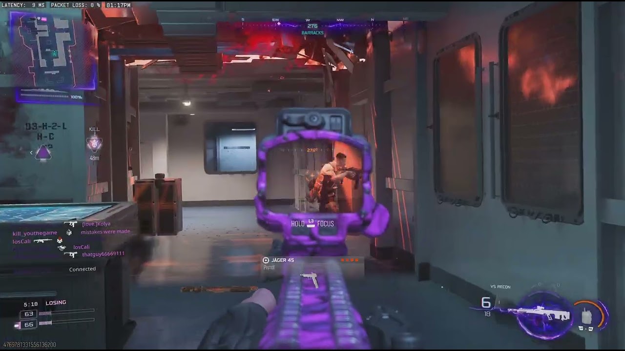 - na the slide while i melee.