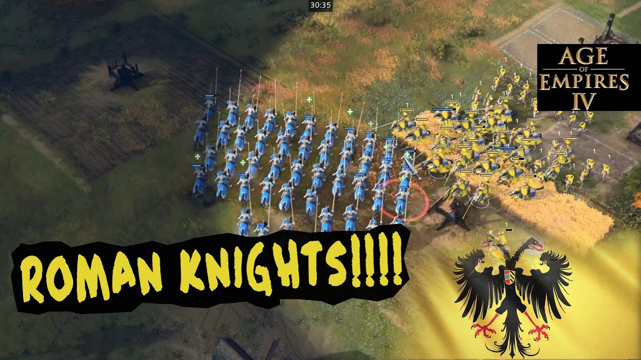 Age of Empires IV - ROMAN KNIGHTS | 2 WINS | Ranked