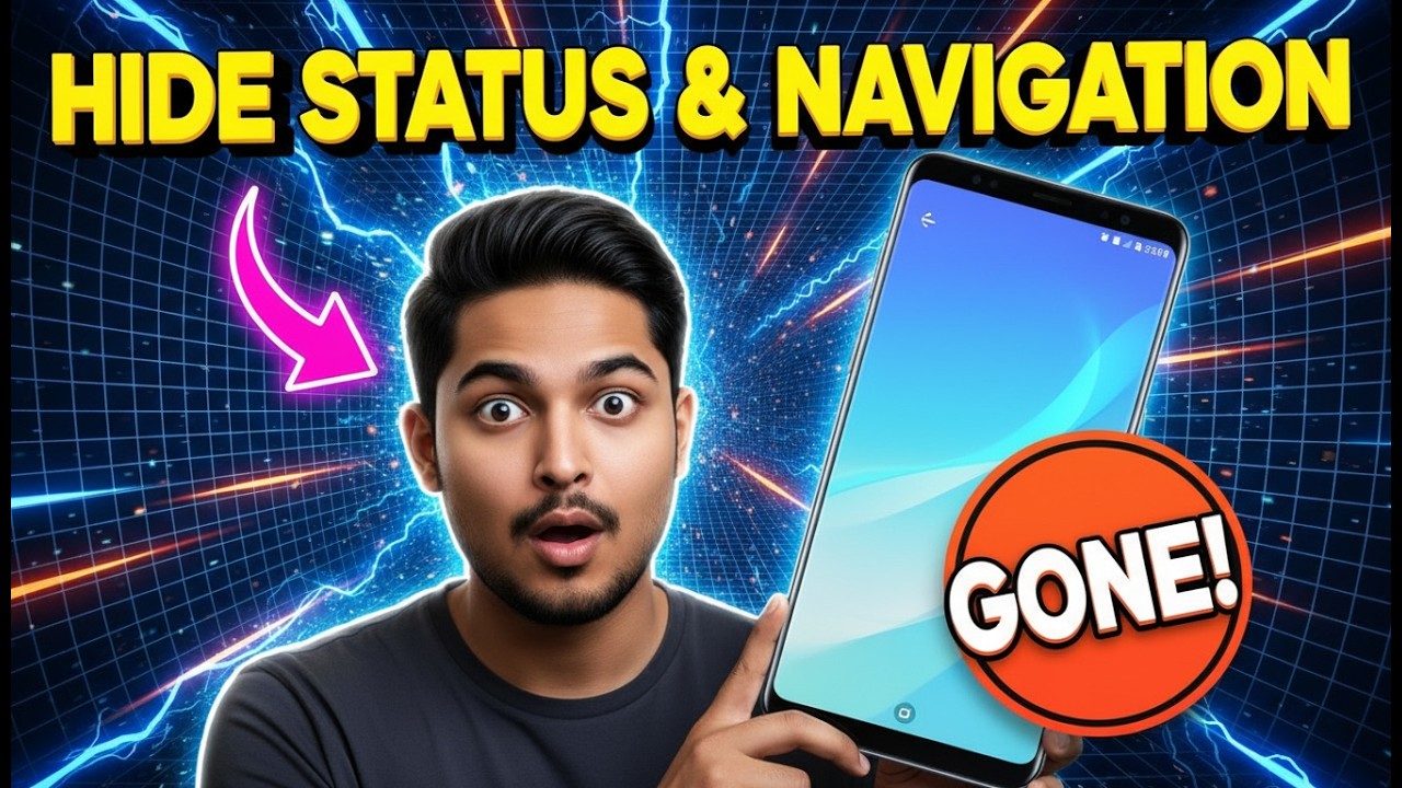 Как скрыть строку состояния и панель навигации на скриншоте на Samsung Galaxy | Чистые скриншоты