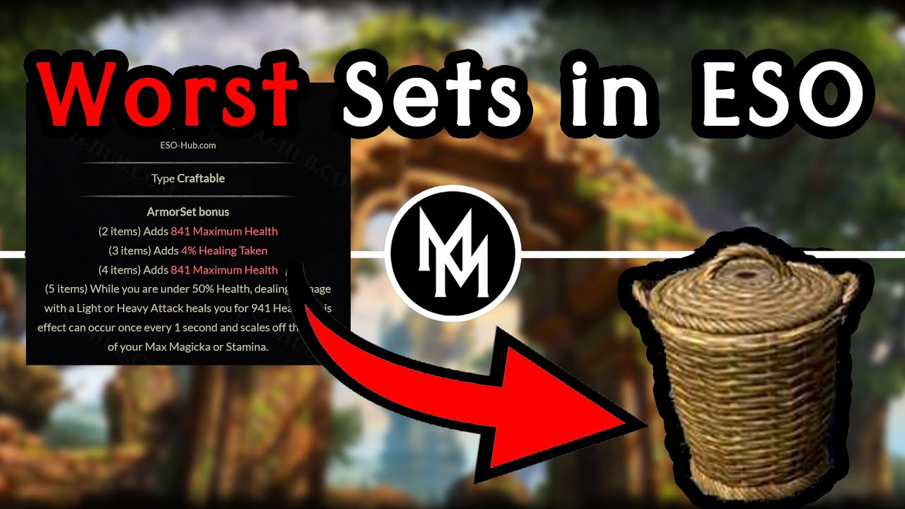 The Top 10 Worst Sets in the Elder Scrolls Online