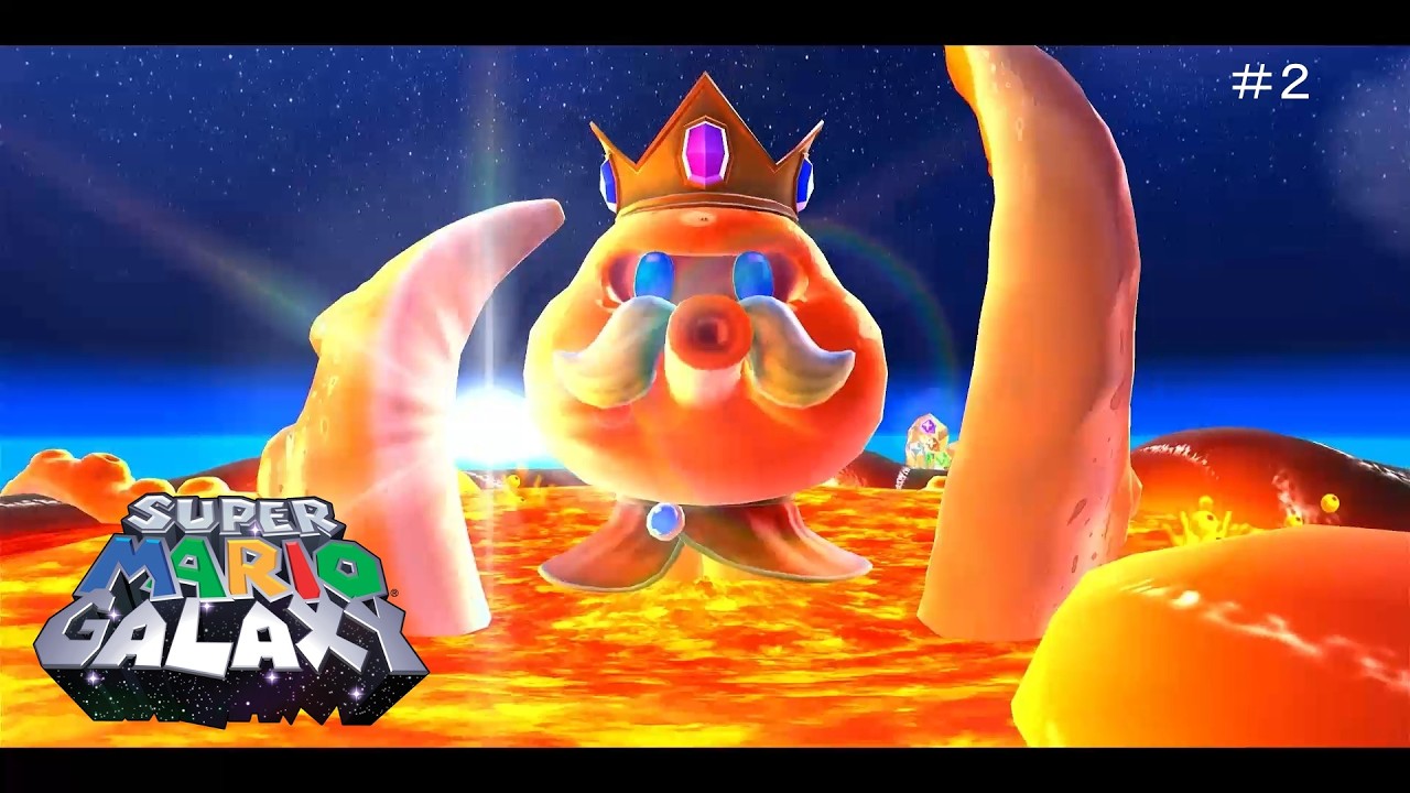 スーパーマリオ　ギャラクシー　＃２　【タコさんは宇宙にも存在した！二兎を追う者は一兎をも得ず、ですよ😭】