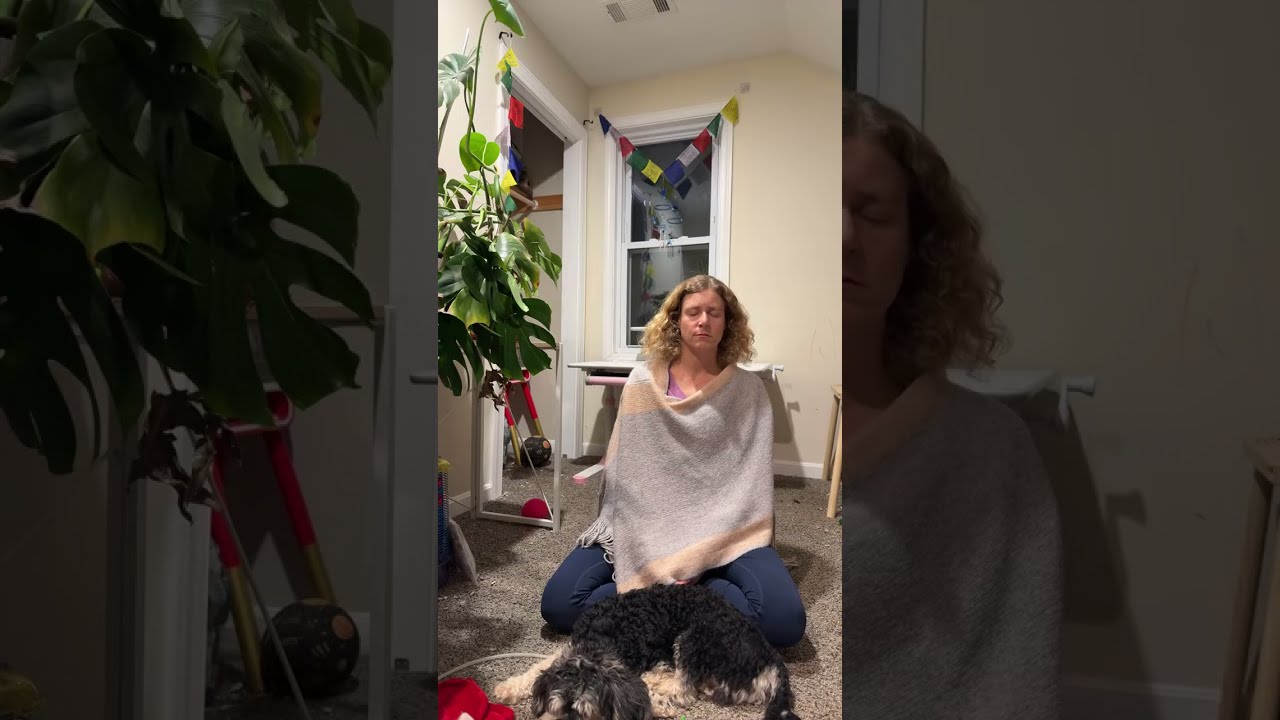1 hour evening vipassana meditation. Meditate with me.🙏