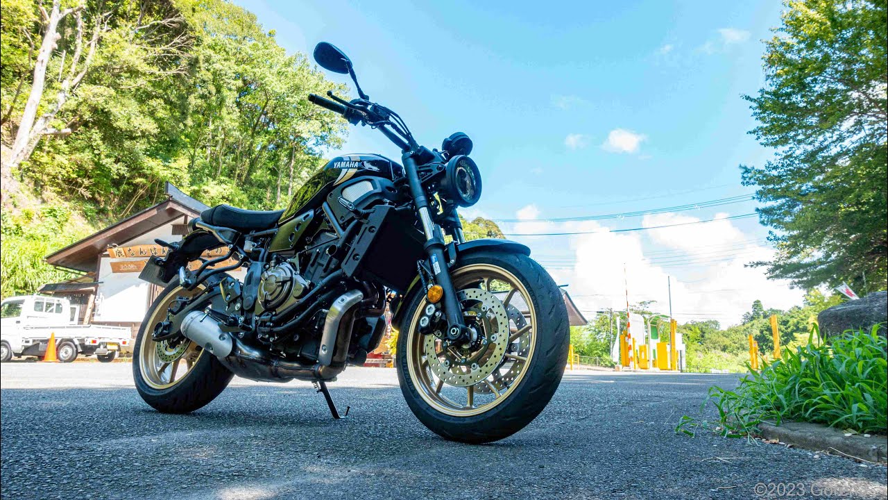 XSR700　レンタル、インプレ　MT-07やSV650等と比較しています。