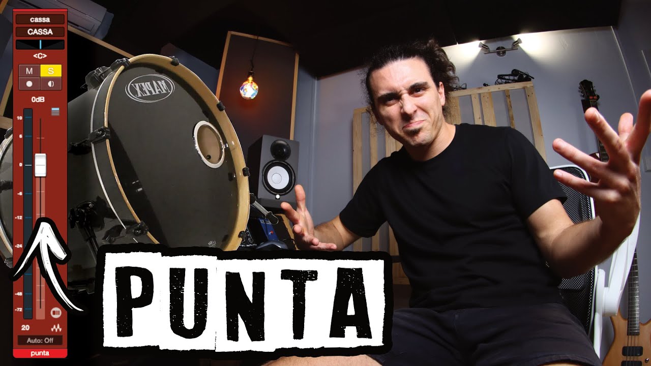Fai uscire SEMPRE la punta della cassa! (mixare batteria)
