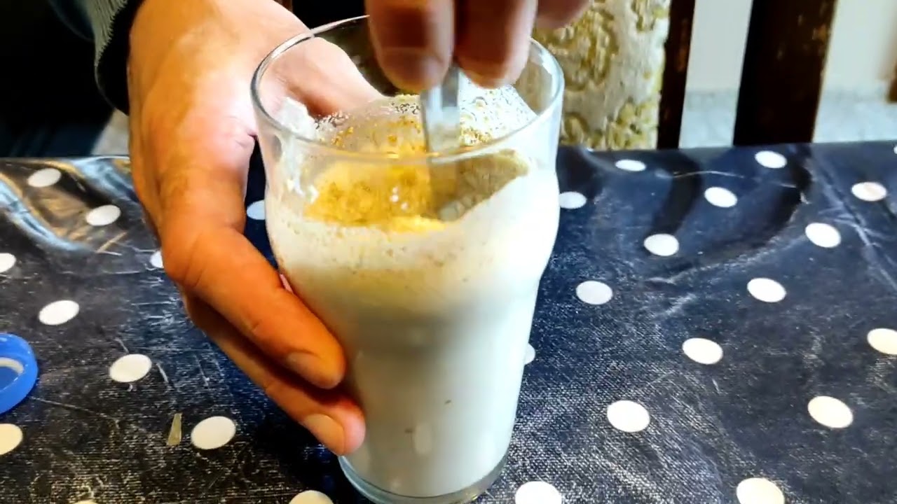 first time making plasma milkshake