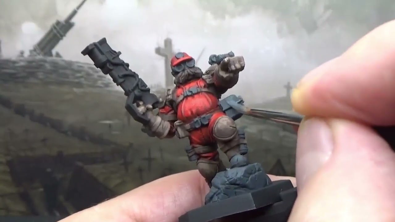 Painting the Engineer from Deep Rock Galactic – Turrets, Tools, ROCK AND STONE!