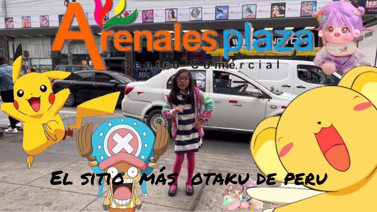 Arenales plaza en Lince Lima el sitio más otaku del Peru buscando muñeca peluche kawaii