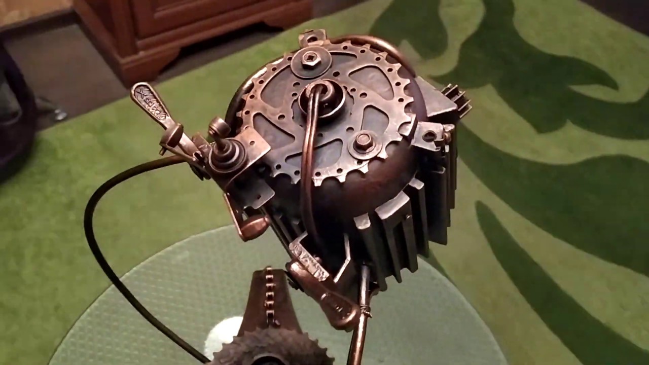 СТИМПАНК ЛАМПА восставшая из хлама / Steampunk lamp / DIY
