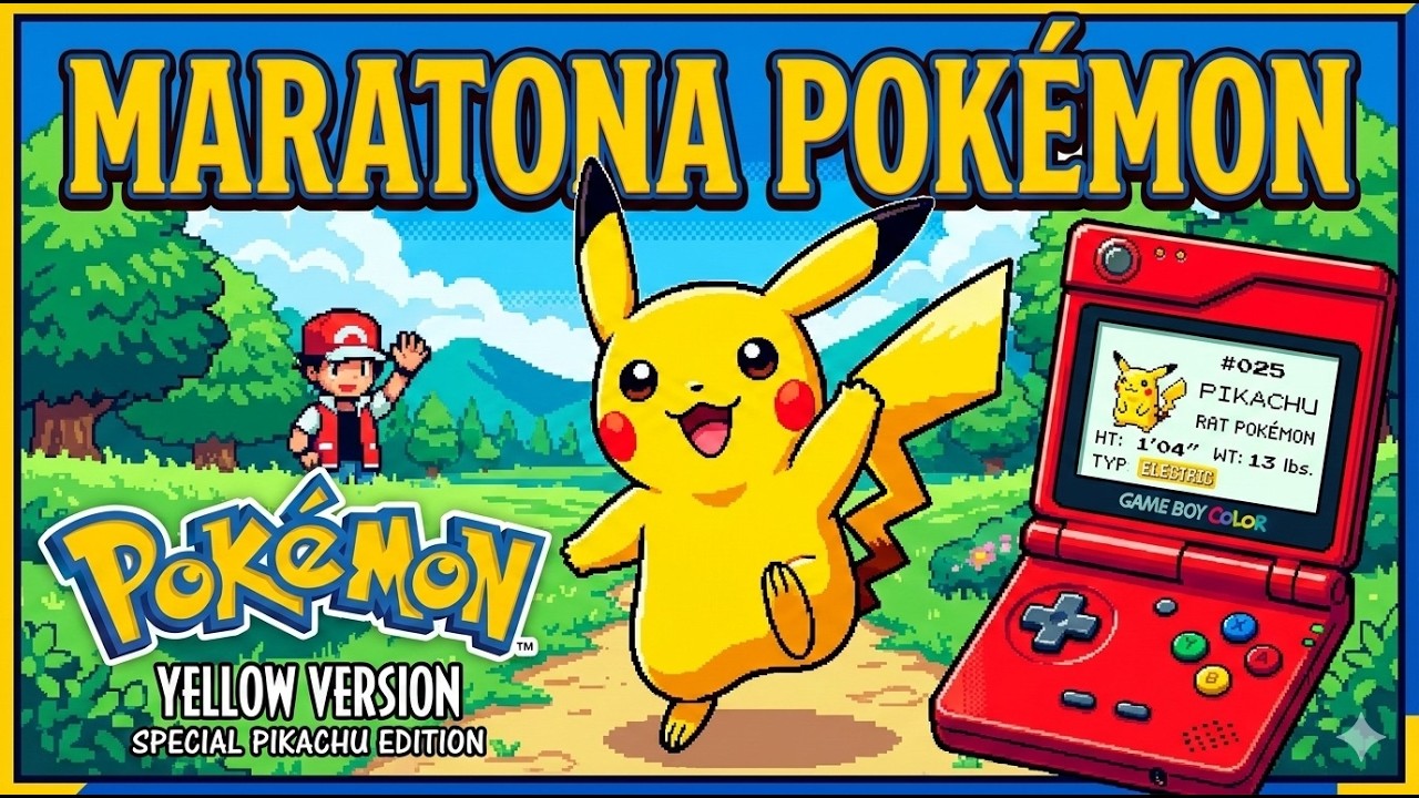Maratona Pokémon - Pokémon Yellow #6: Completando a Dex!