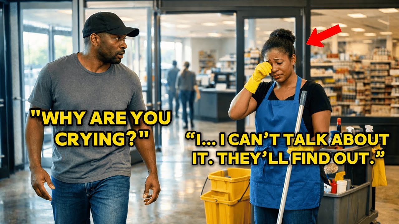 Undercover Black CEO Walks Into His Store and Finds the Janitor Crying — And the Truth Is Worse