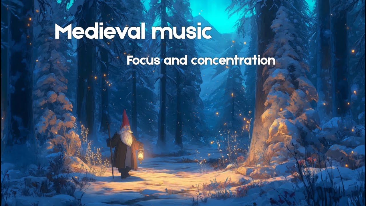 Средневековая музыка /  Кельтская фэнтези-амбиент музыка для сна и учёбы 🌲❄️