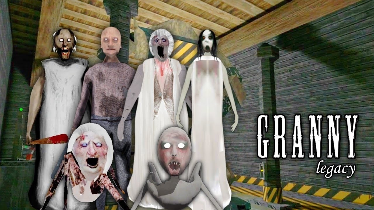 Granny Legacy Прохождение на Экстриме через вентиляцию и Машину (версия с обрезками)