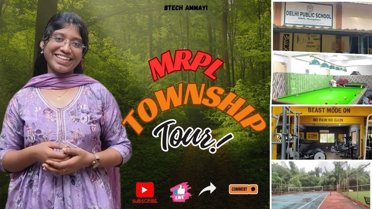 MRPL TOWNSHIP TOUR 🤗🍀#trending #viral #mangalore #karnataka #travel #youtube #vlog #tour #quarters