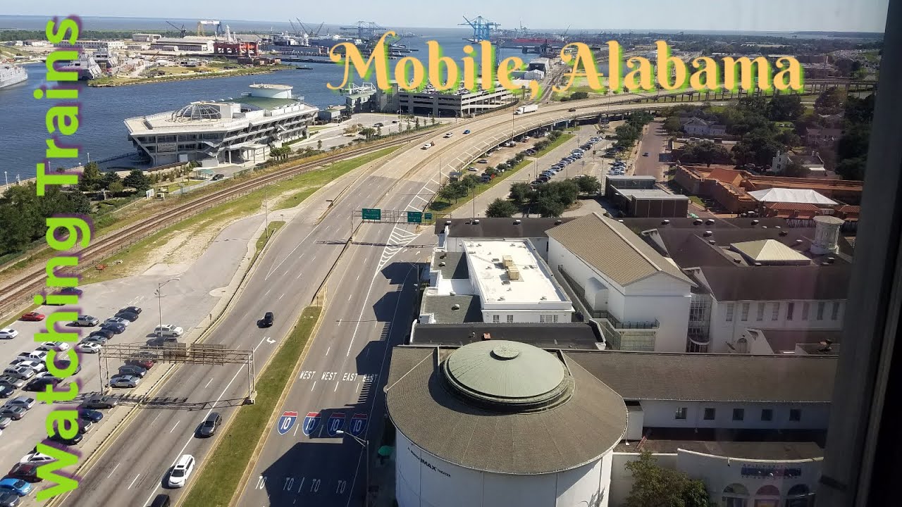 Watching Trains in Mobile, Alabama
