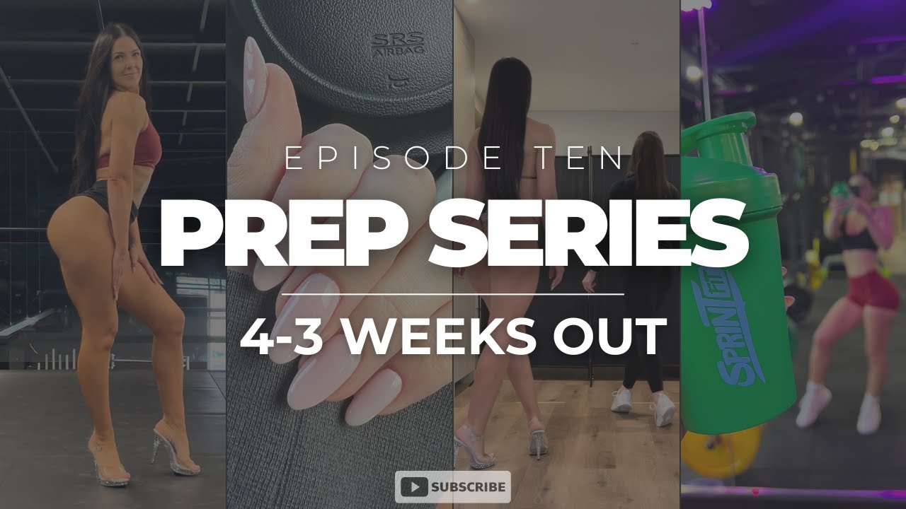 Bikini Prep Series Ep. 10 | session with posing coach, 4 and 3 week out check-ins - will I be ready?