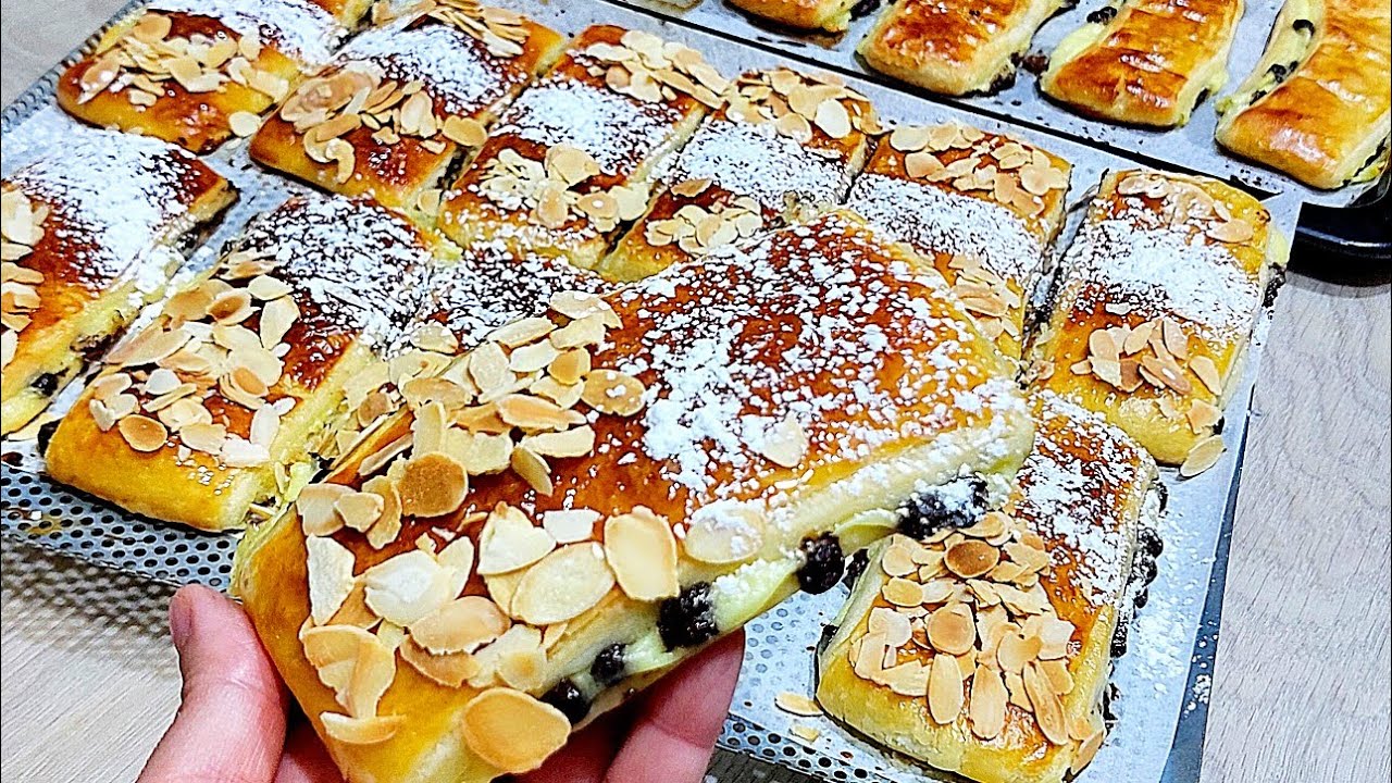 معشوقة الجماهير أحلى من المخابز الكبري 😍 بدون عجين مورق ولا بيض مورق وهش غتحماااقو عليه😆