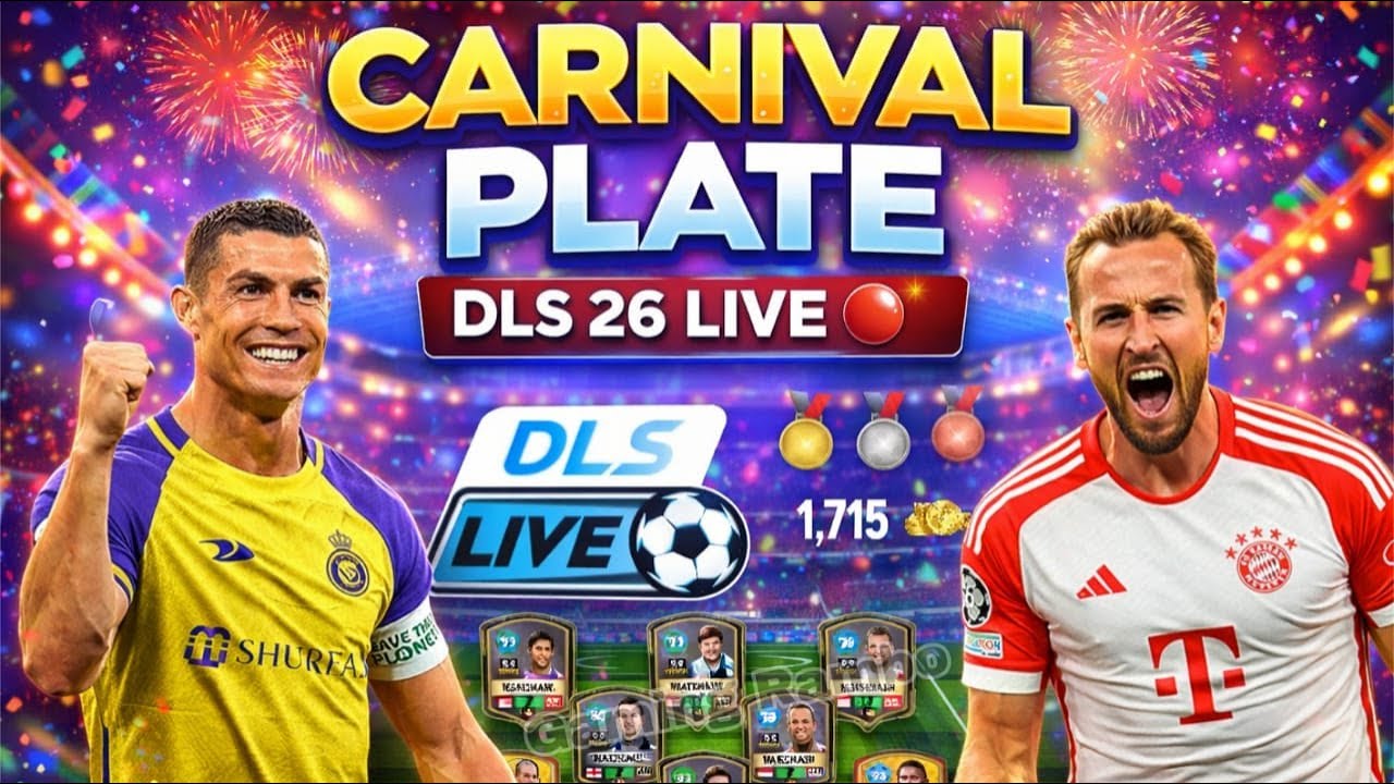 CARNIVAL PLATE LIVE 🔥 DLS 26 | Dream League Soccer 2026 Event Gameplay ❤️