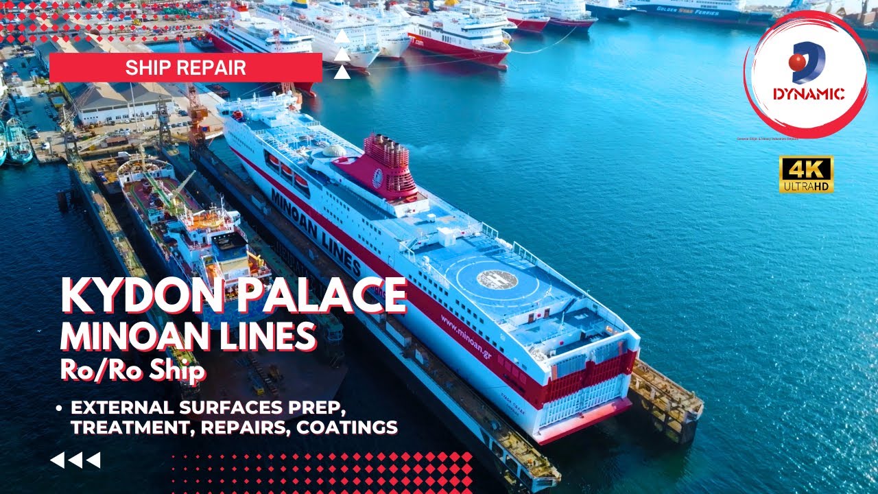 Superfast Ferries - Kydon Palace (Κύδων Παλάς):  Before and After Transformation, Service Showcase