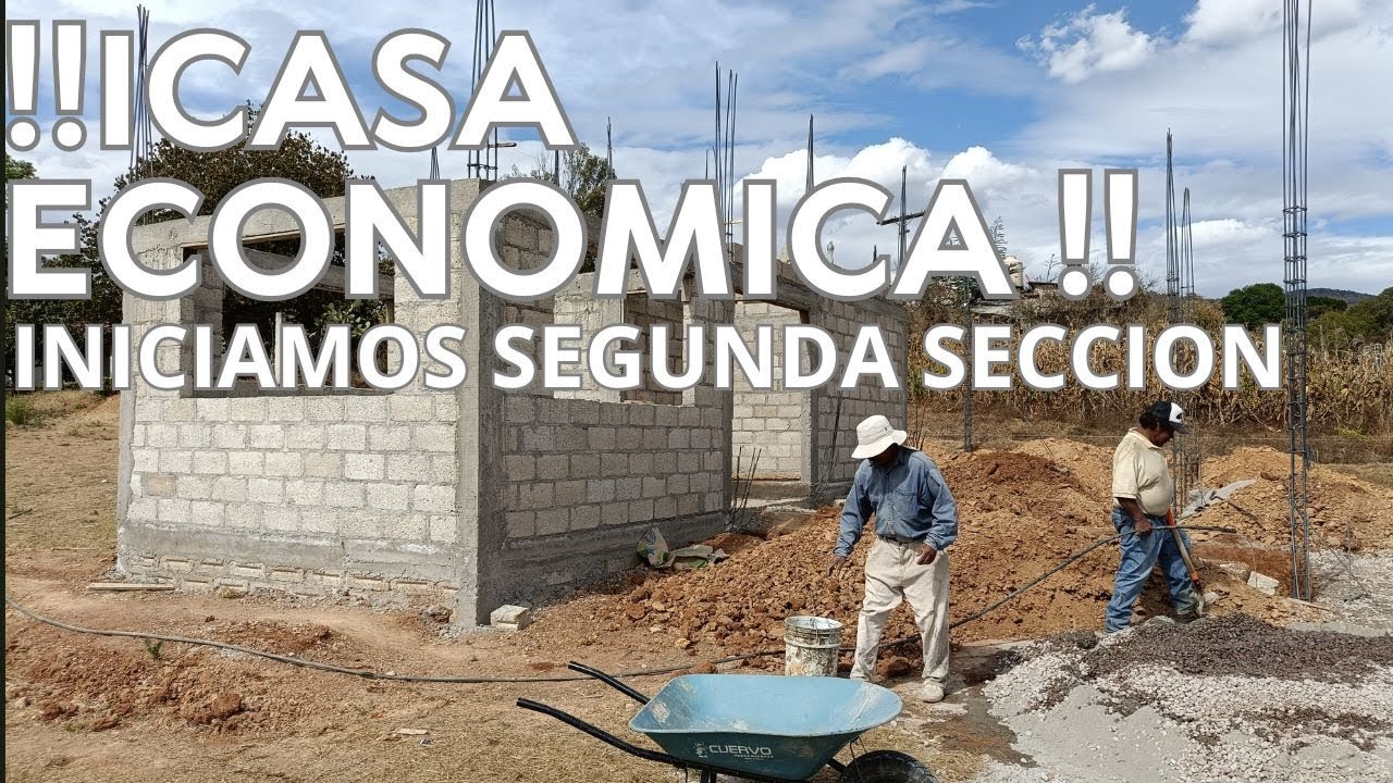 CASA ECONOMICA PROGRESIVA INICIANDO CIMENTACION EN SEGUNDA AMPLIACION