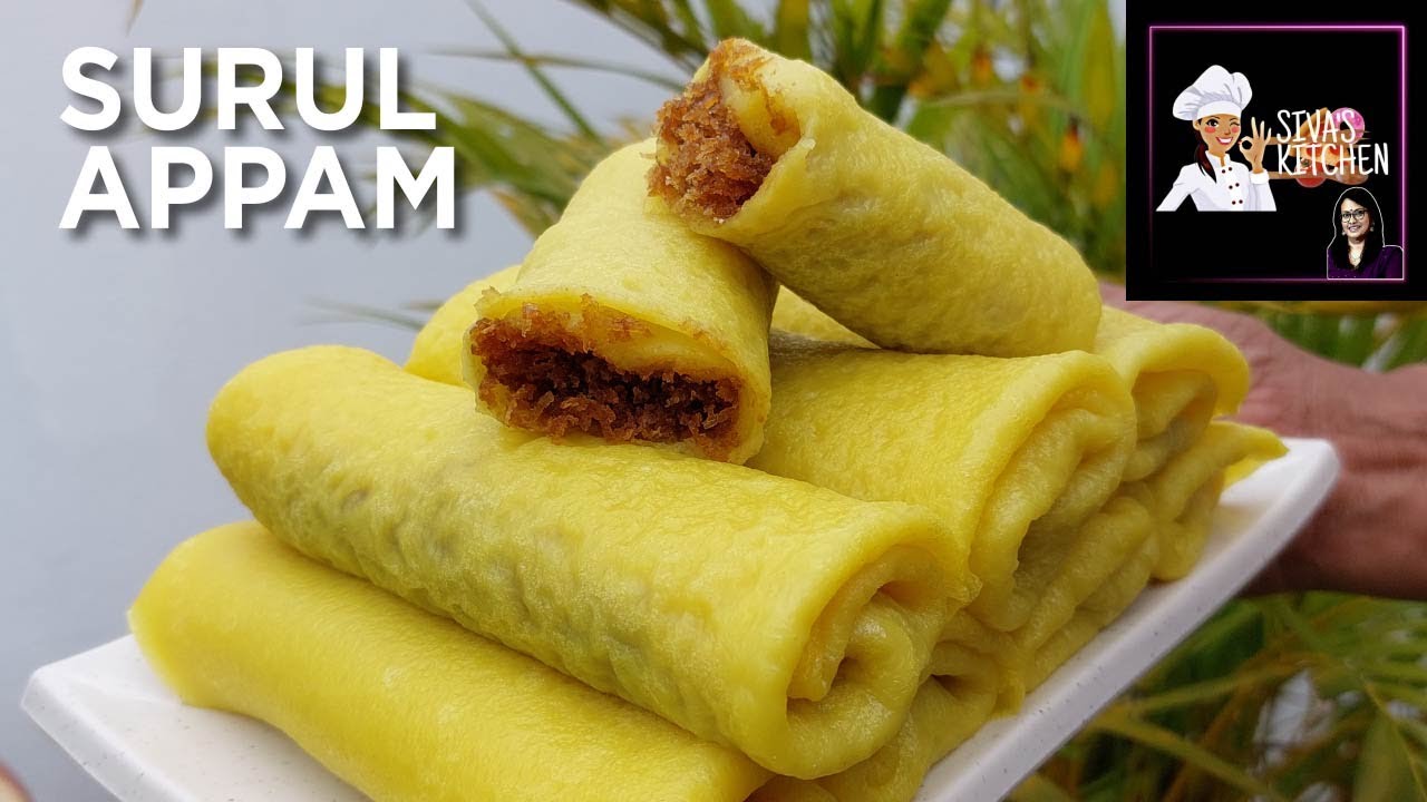 EGGLESS SURUL APPAM  ( KUIH KETAYAP)