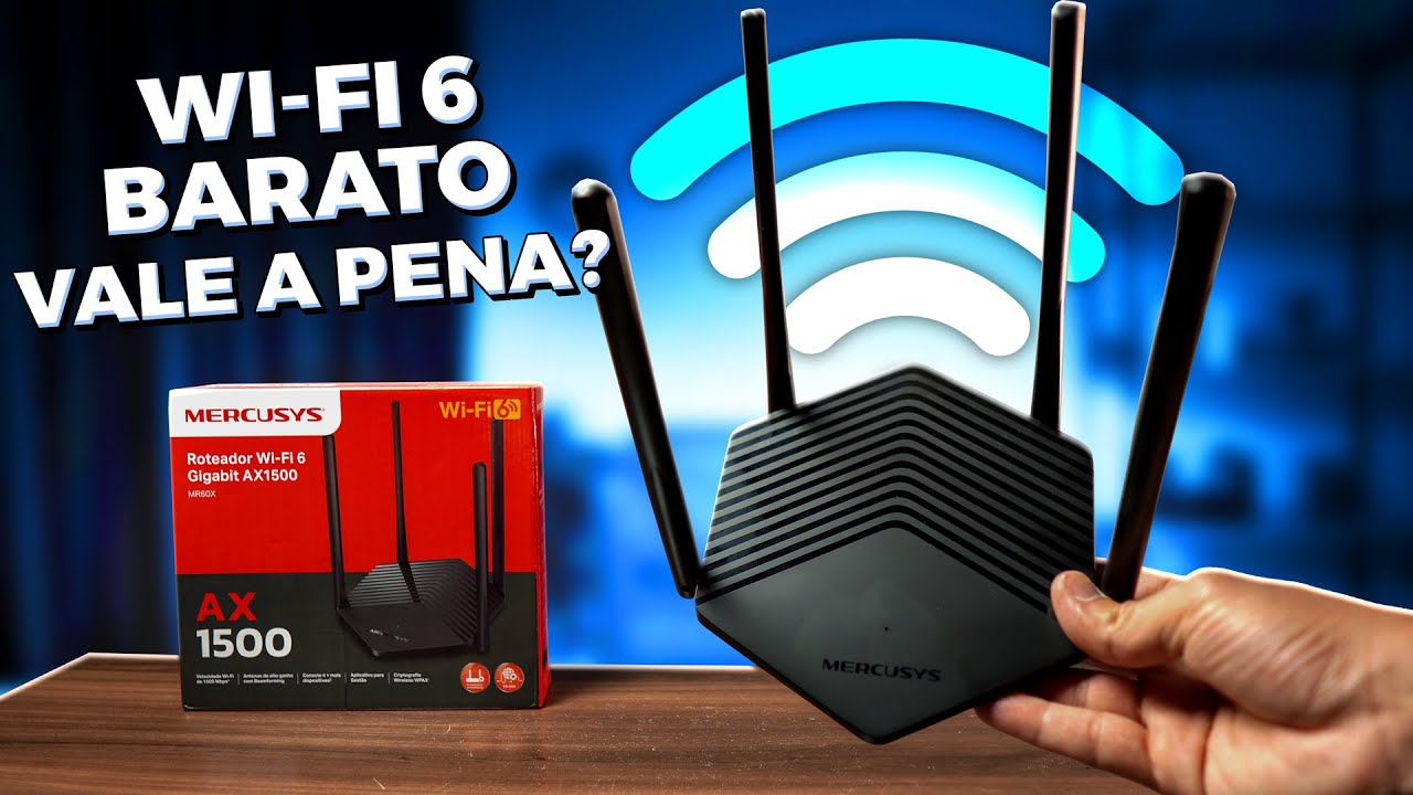 ESSE É O NOVO ROTEADOR WI-FI 6 CUSTO-BENEFÍCIO! (MERCUSYS MR60X)