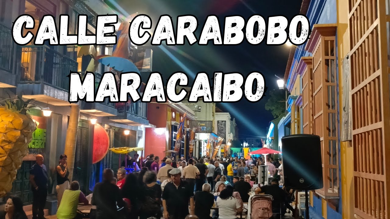 NOCHE DE RUMBA EN MARACAIBO CALLE CARABOBO SALADILLO Venezuela