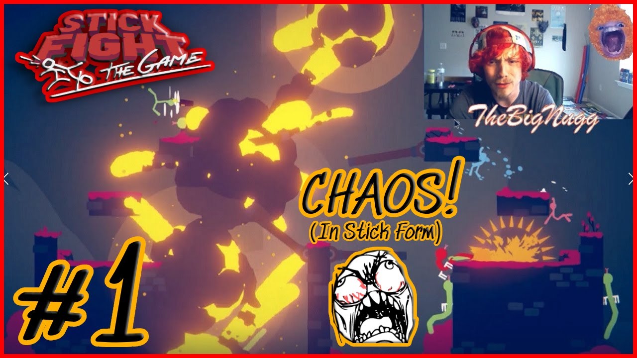 Nugget Plays: Stick Fight: The Game - Episode #1 - Let The Chaos Reign! #Gaming #Indie #Multiplayer