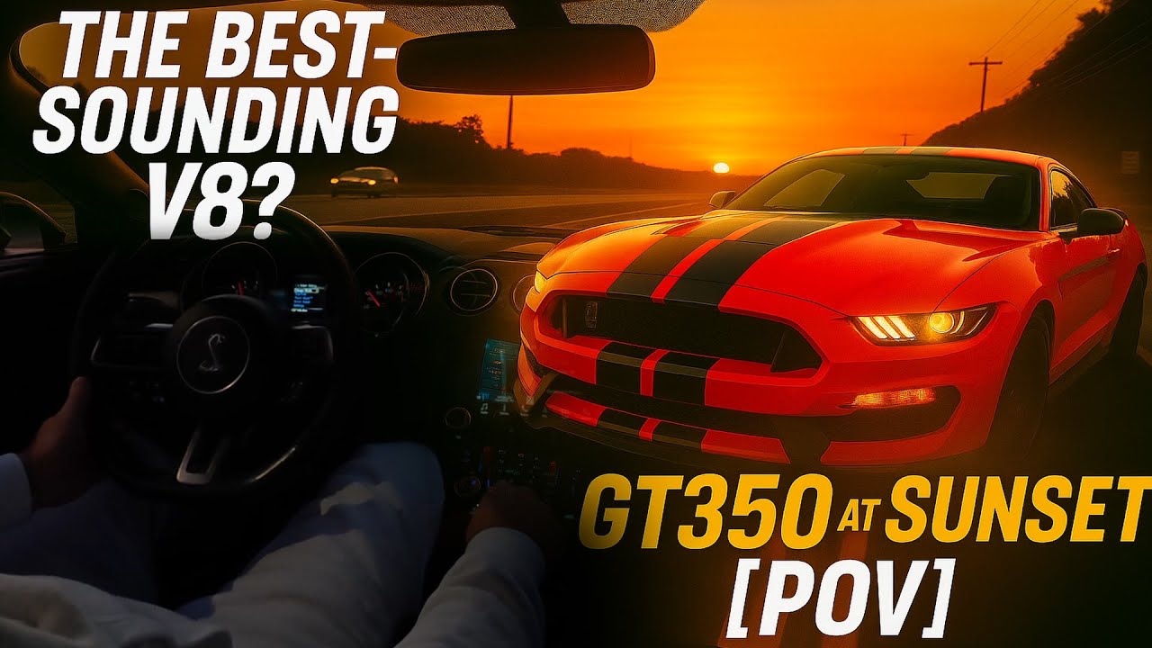 The Best Sounding V8? Hear This Shelby GT350 at Sunset [POV]