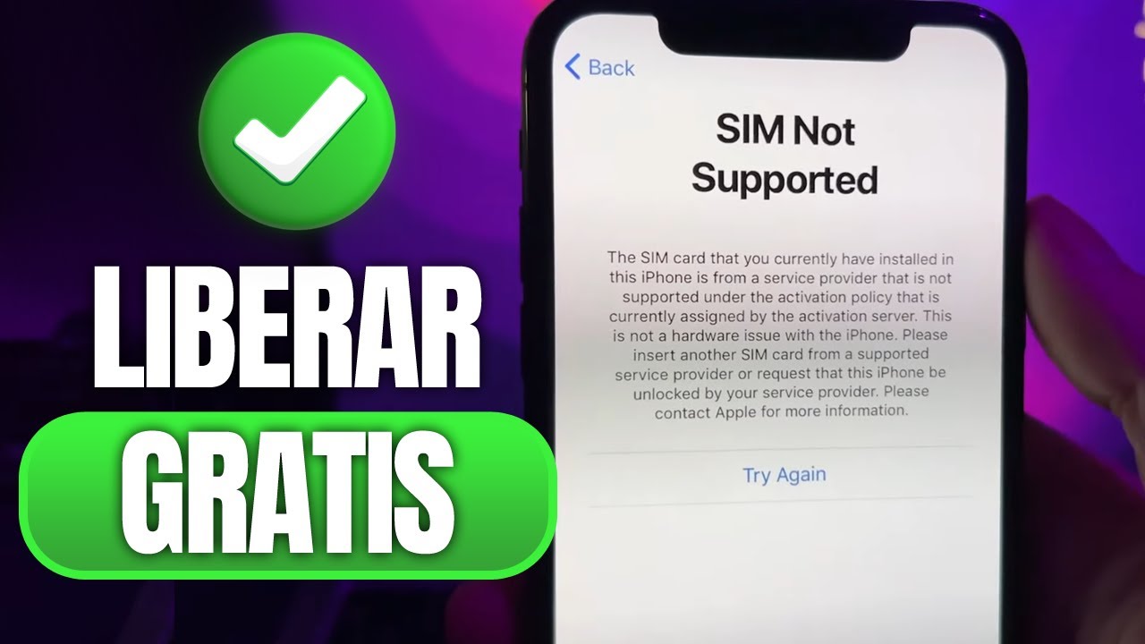 ✅ ¡SOLUCIÓN! SIM No Válida? Cómo LIBERAR tu iPhone GRATIS 2026 (Cualquier Operador)