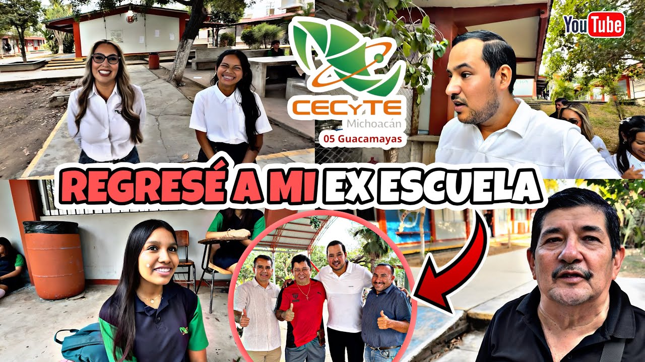 DE VISITA EN MI EX ESCUELA | Recordando mi etapa de estudiante 🥹☺️