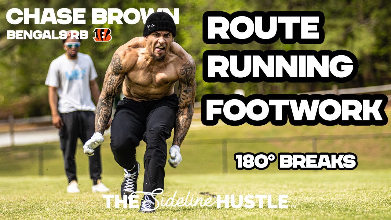 Chase Brown ROUTE RUNNING FOOTWORK: Return routes, Whip routes, 180 degree breaks