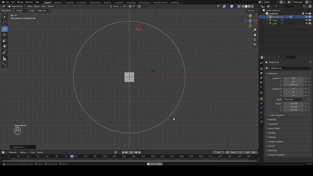 Как сделать анимацию вращение камеры в Blender3D. How to make camera rotation animation in Blender3D