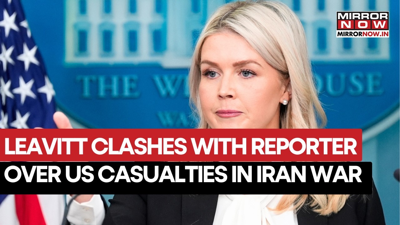 Karoline Leavitt Engages In Heated Confrontation With Reporter Over US Casualties In Iran War