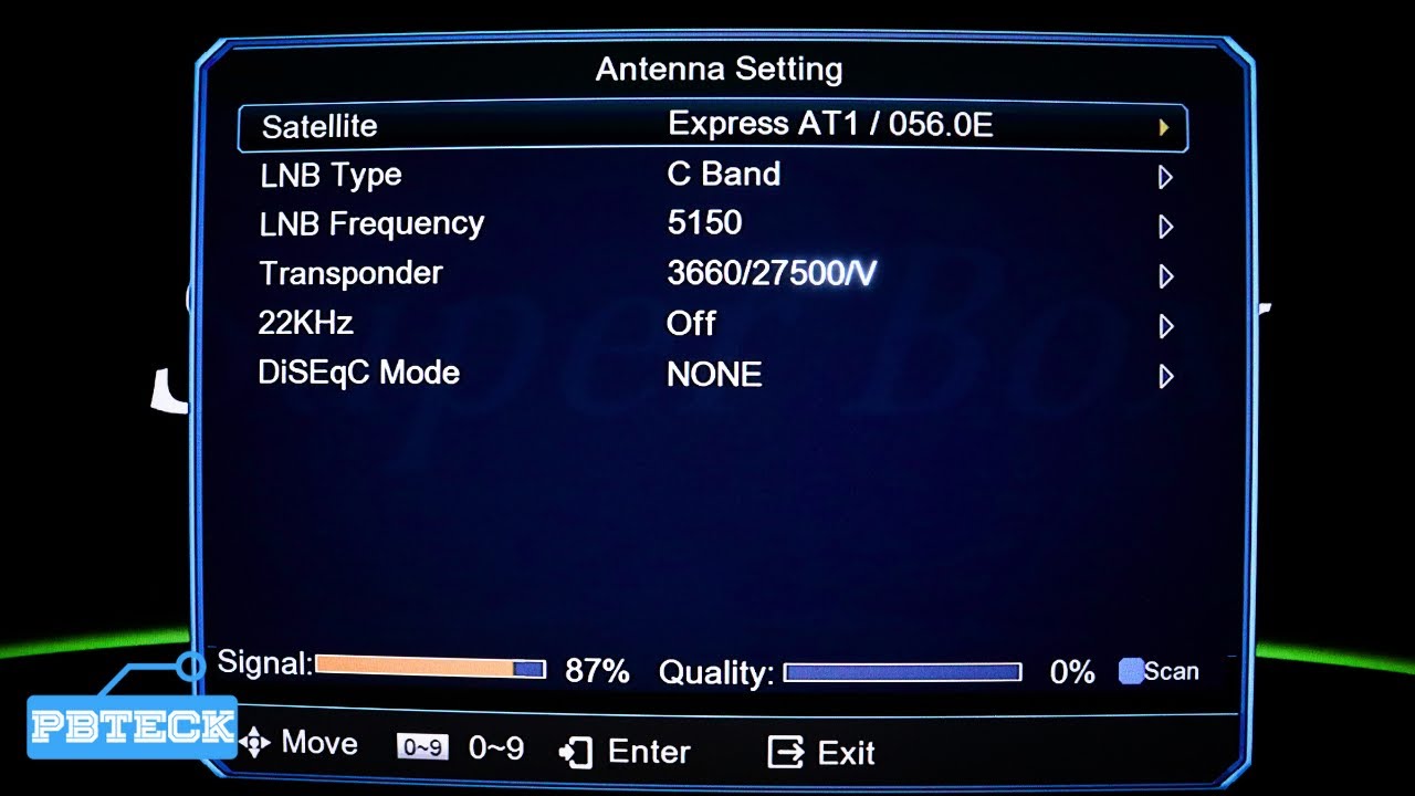💎 How To Check The Signal Strength And Signal Quality On SuperBox Decoder