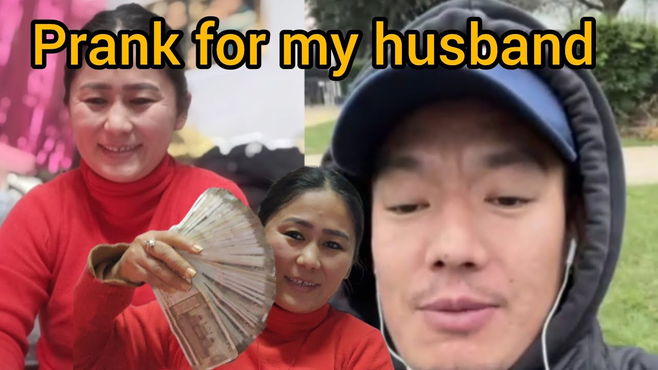 Prank for my husband 😂😂||Tibetan Vlogger||Ngawang bawa#ngawangbhawa #tibetanvlogger #prank