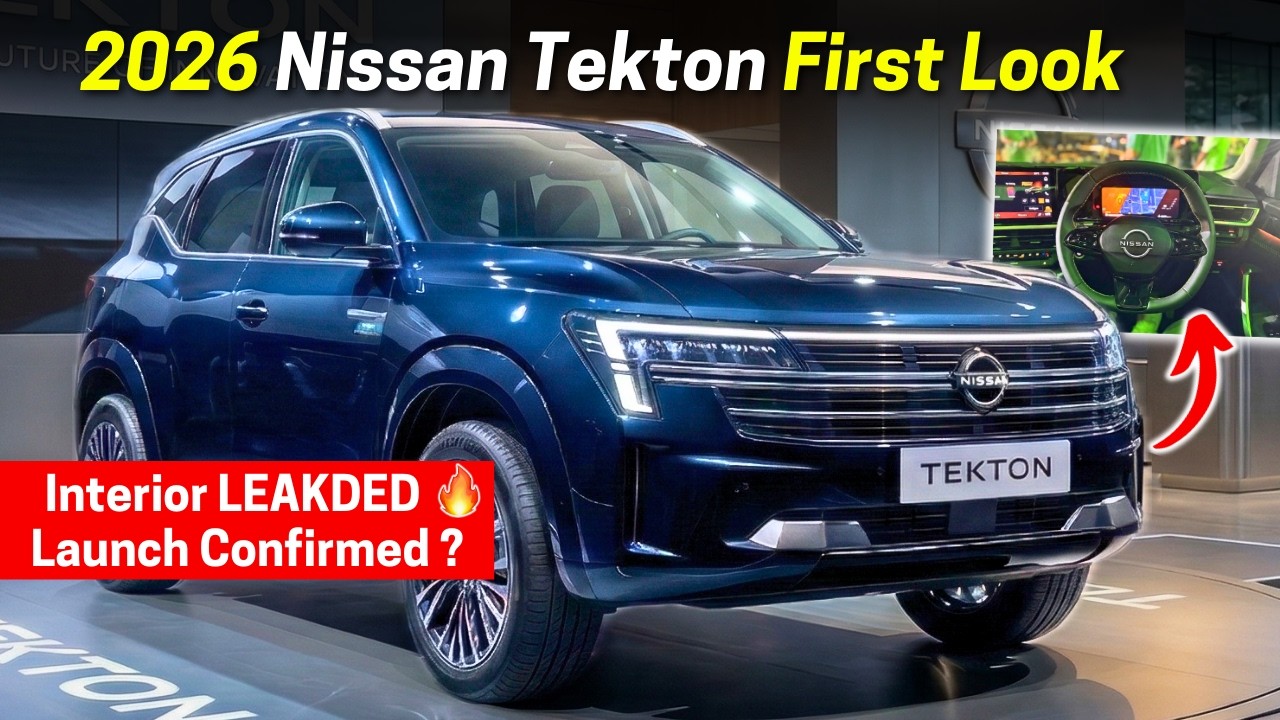 Nissan Tekton 2026 Interior first look - Panoramic sunroof, level 2 ADAS and Launch Confirmed ?