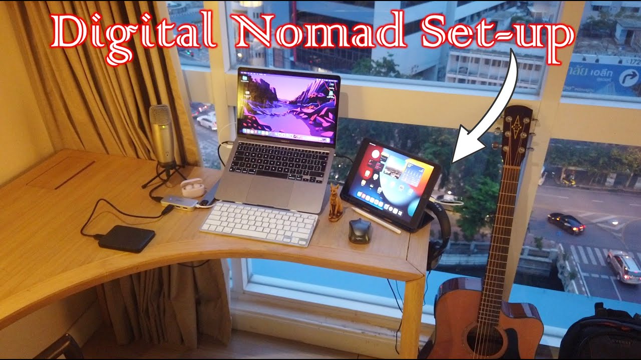 Digital Nomad Set-up in Thailand (Hotel Working)