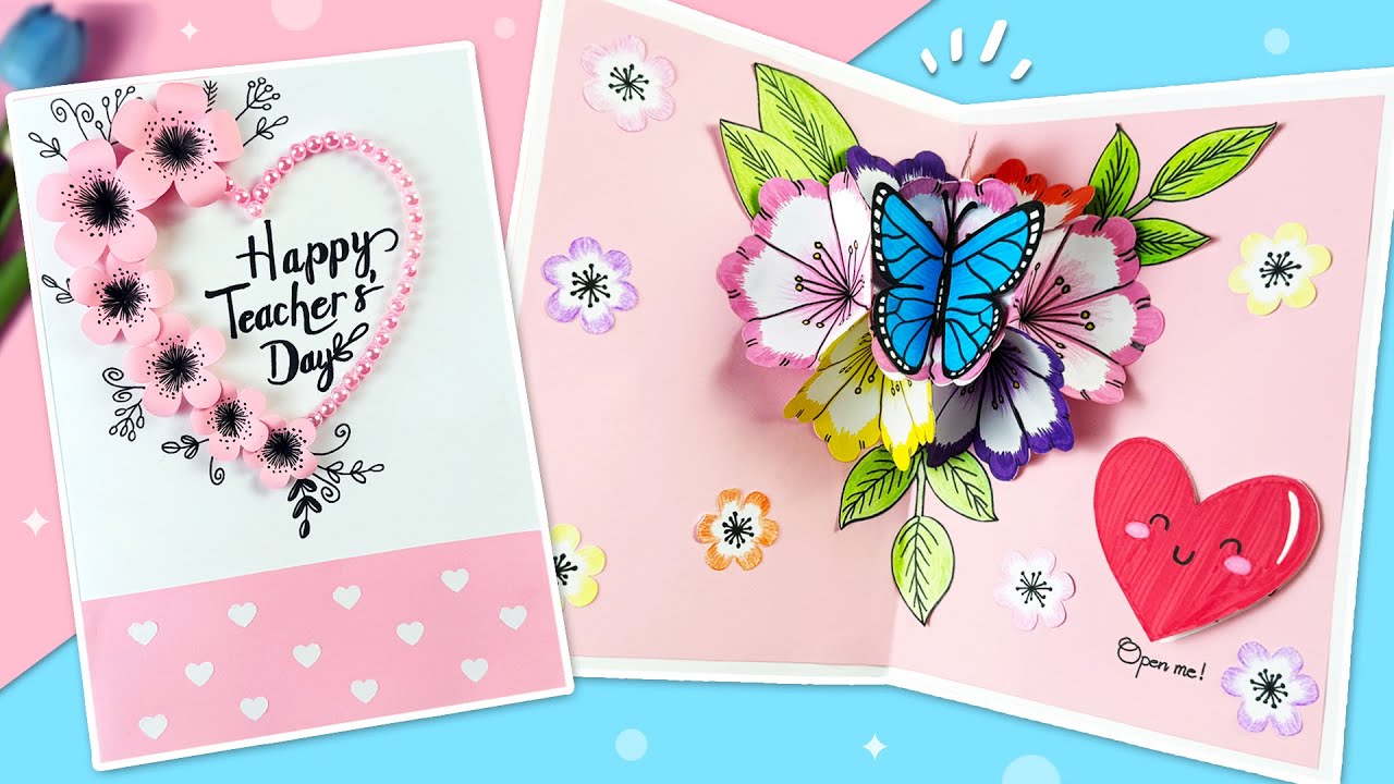 Hướng Dẫn Làm THIỆP HOA 20/11 3D Rực Rỡ ✨ | DIY Pop-Up Card for Teacher’s Day | Sam Art & Craft