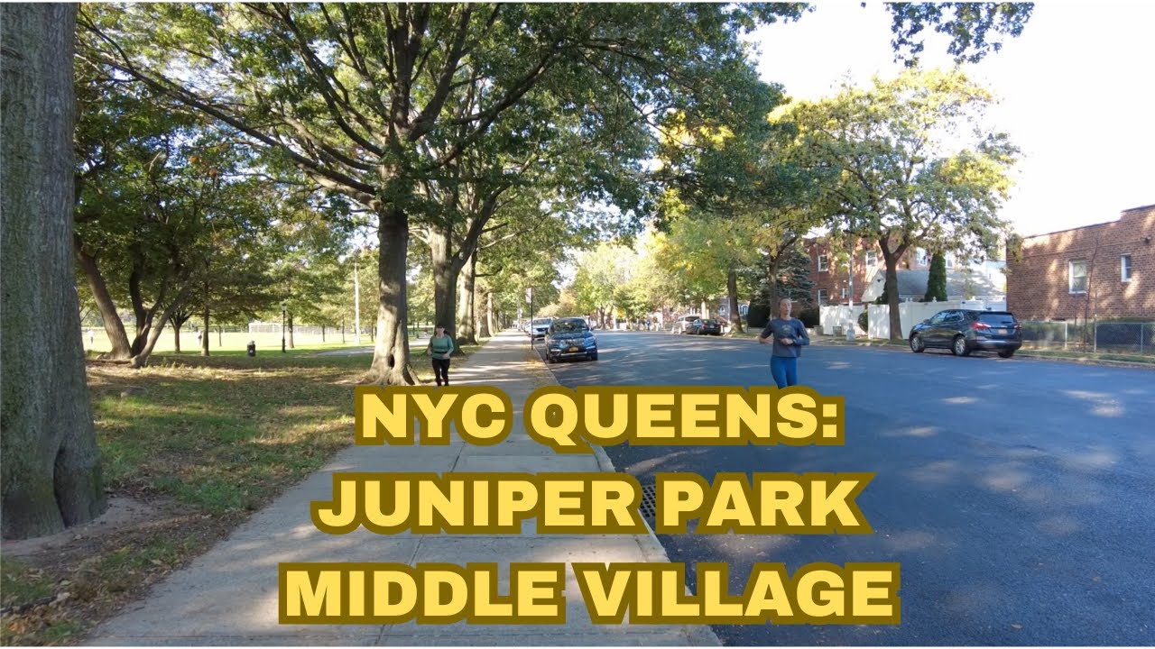 Life In Juniper Park Middle Village, Queens. New York City Walking Tour