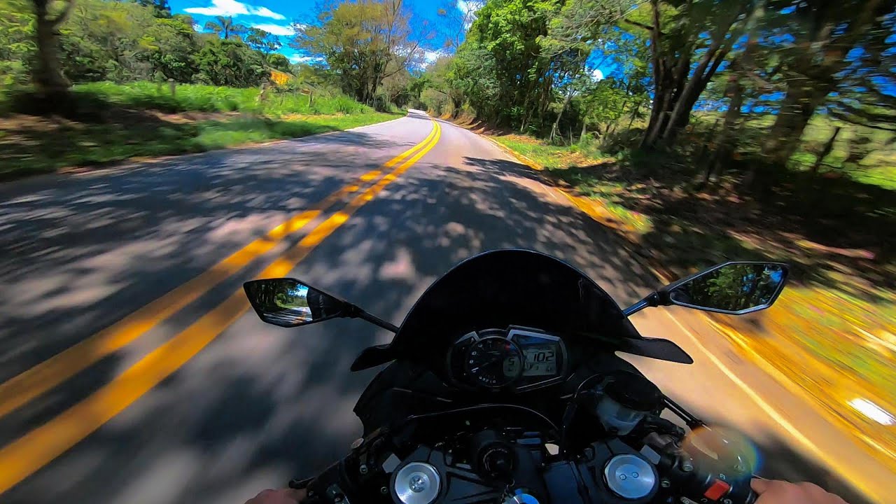 ZX6R 636 - Estrada de Lagoinha