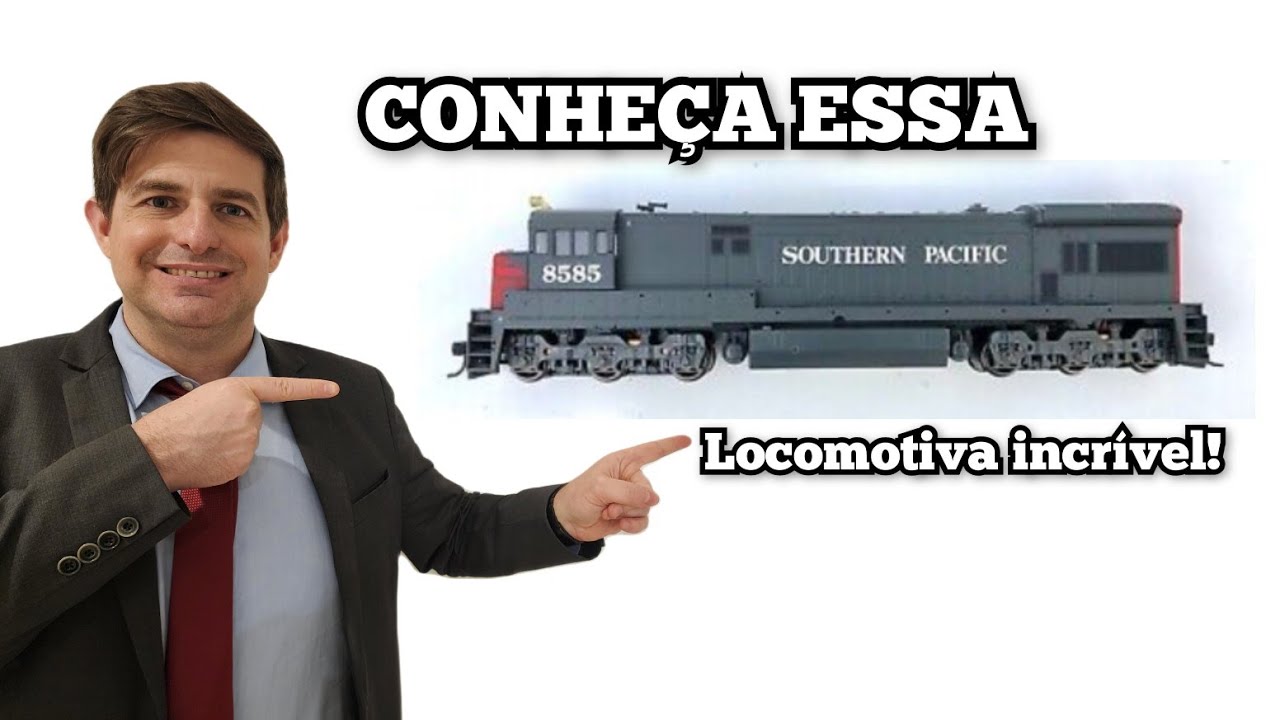 Incrível essa Locomotiva! U33C n.8585  | ATLAS | Southerm Pacific.