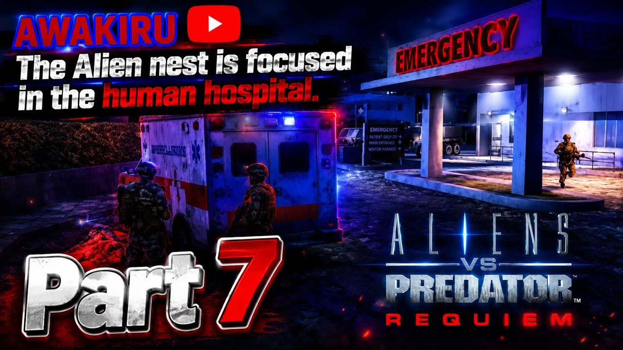 Aliens Membuat Ratu Di Rumah Sakit! - Aliens Vs Predator Requiem Gameplay Walkthrough - Part 7
