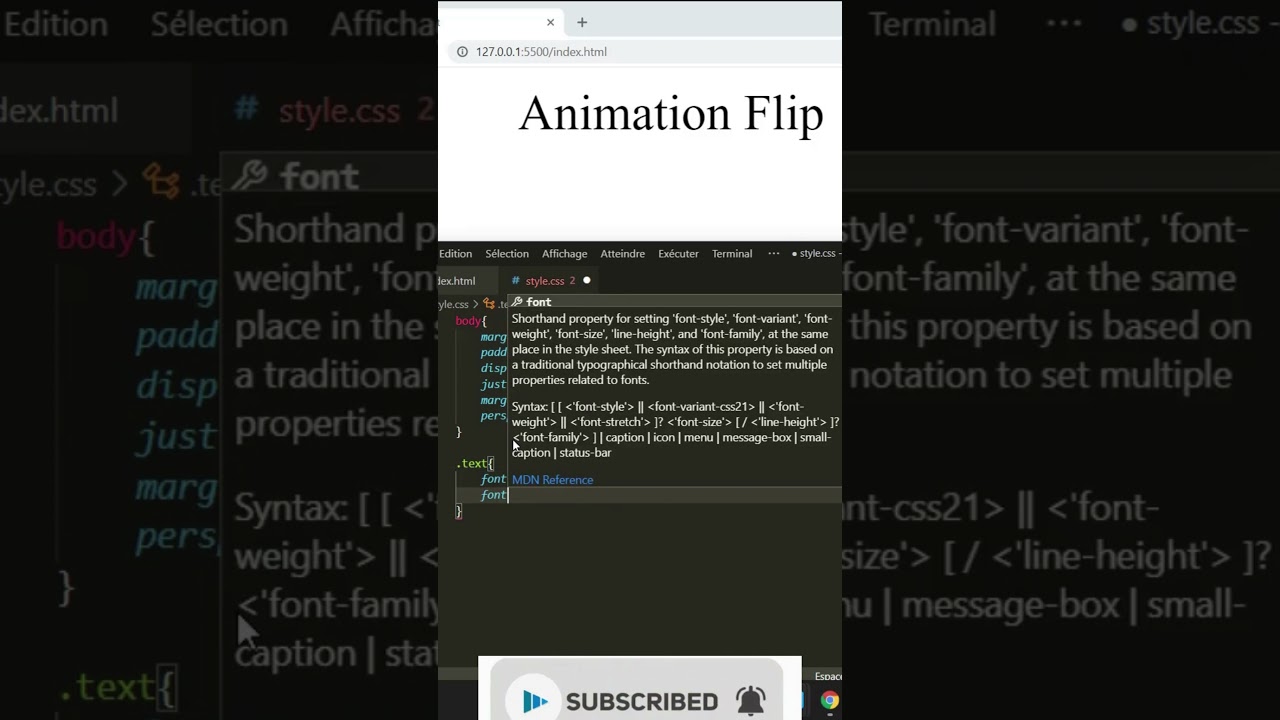 Css animation effects in 60s for beginners #4 #shorts