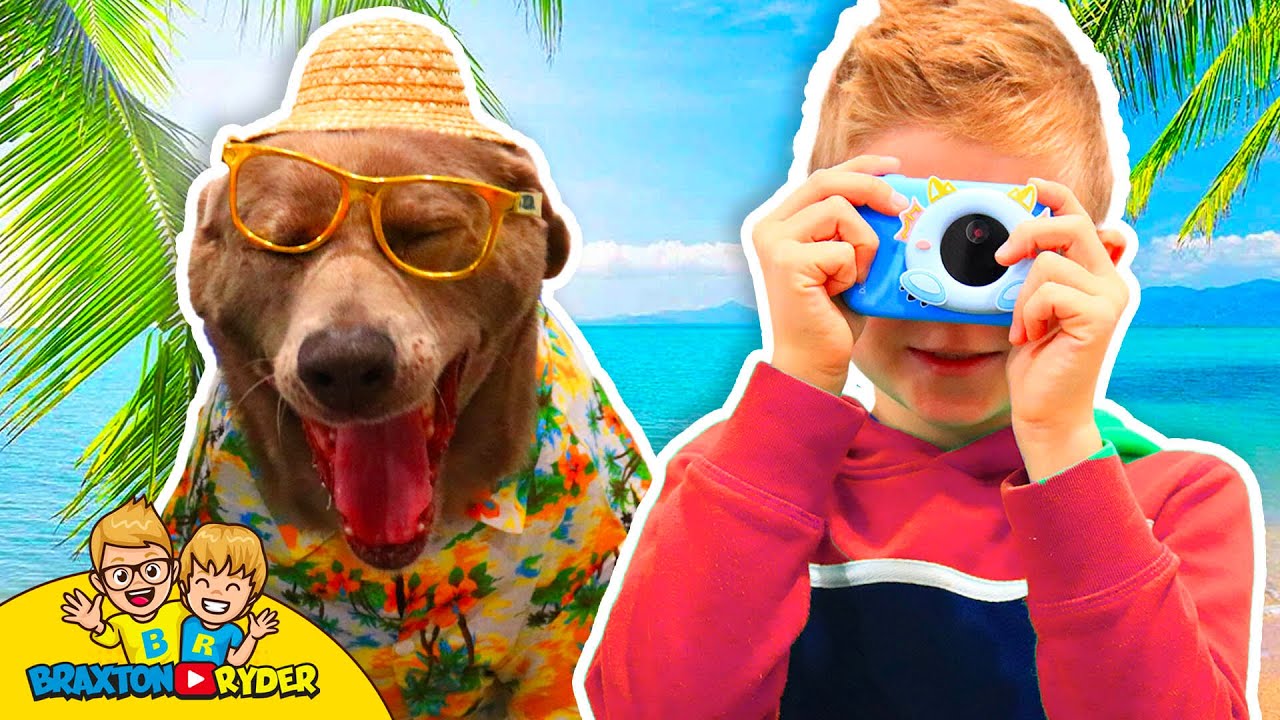 Braxton Plays with Magic Camera Toys for Kids