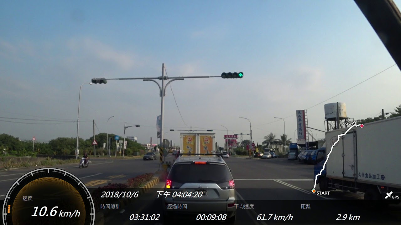 國光號 開行40周年活動專車 國光客運 西螺轉運站-台北車站 SONY FDR-X3000 Action Cam GPS 參數資料 路程景
